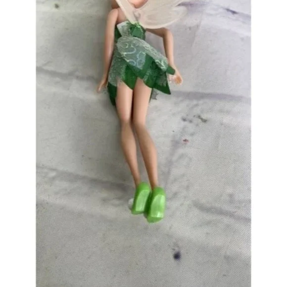 Jakks Pacific Disney Fairies Tinker Bell Fairy Mini Doll With Wings Shoes 2010 - Picture 4 of 6